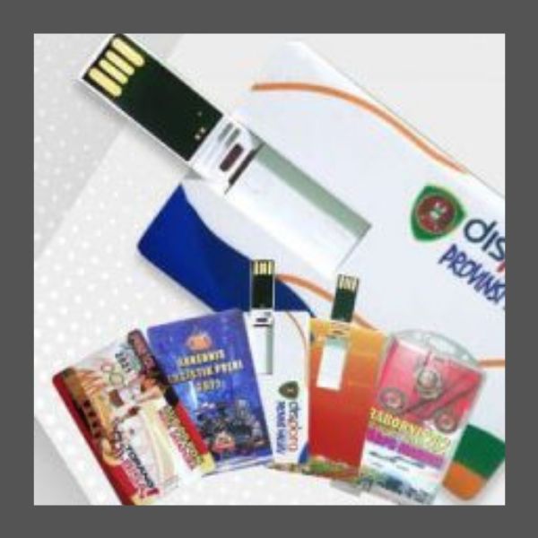 Sablon Flashdisk bentuk kartu Armada Digicard Semarang
